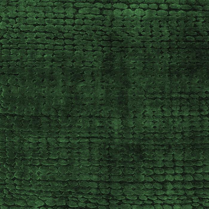 Square Machine Washable Abstract Emerald Green Modern Area Rugs, wshabs4404emgrn