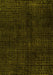 Abstract Yellow Modern Rug, abs4404yw