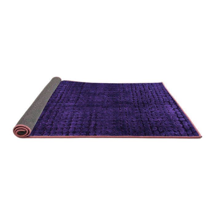 Sideview of Abstract Purple Modern Rug, abs4404pur