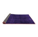 Sideview of Abstract Purple Modern Rug, abs4404pur