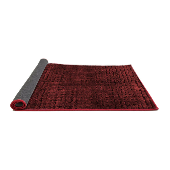 Abstract Red Modern Area Rugs