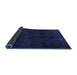 Sideview of Abstract Blue Modern Rug, abs4404blu