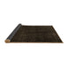 Sideview of Abstract Brown Modern Rug, abs4404brn