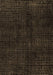 Machine Washable Abstract Brown Modern Rug, wshabs4404brn