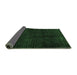 Sideview of Abstract Emerald Green Modern Rug, abs4404emgrn