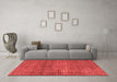 Modern Red Washable Rugs