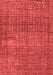 Abstract Red Modern Area Rugs