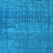 Square Abstract Light Blue Modern Rug, abs4405lblu