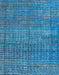 Abstract Blue Modern Rug, abs4405