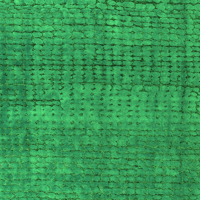 Square Machine Washable Abstract Green Modern Area Rugs, wshabs4405grn