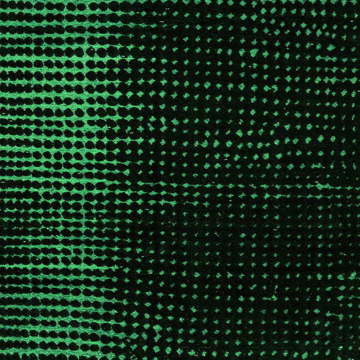 Machine Washable Abstract Green Modern Area Rugs, wshabs4406grn