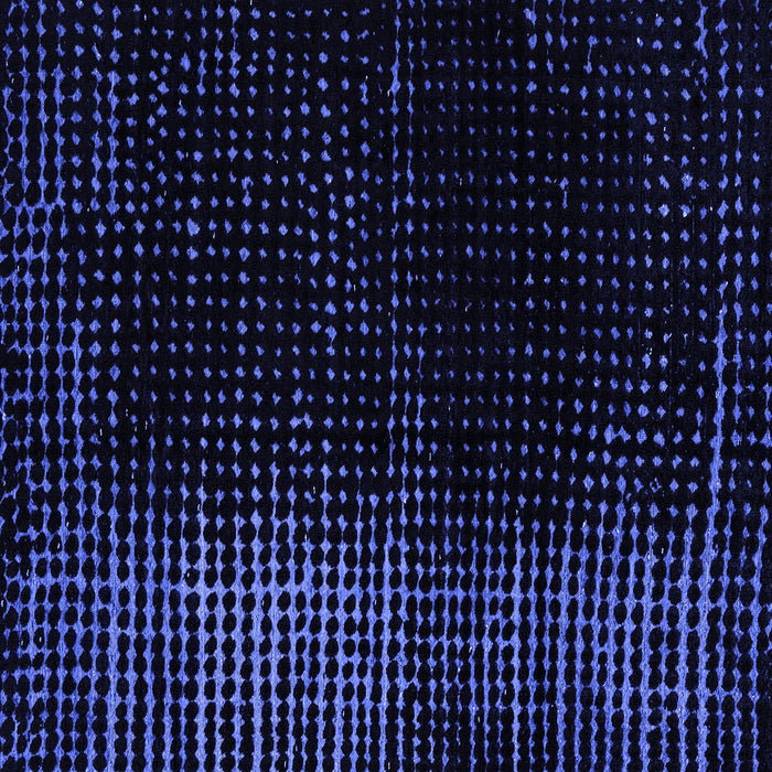 Square Machine Washable Abstract Blue Modern Rug, wshabs4406blu