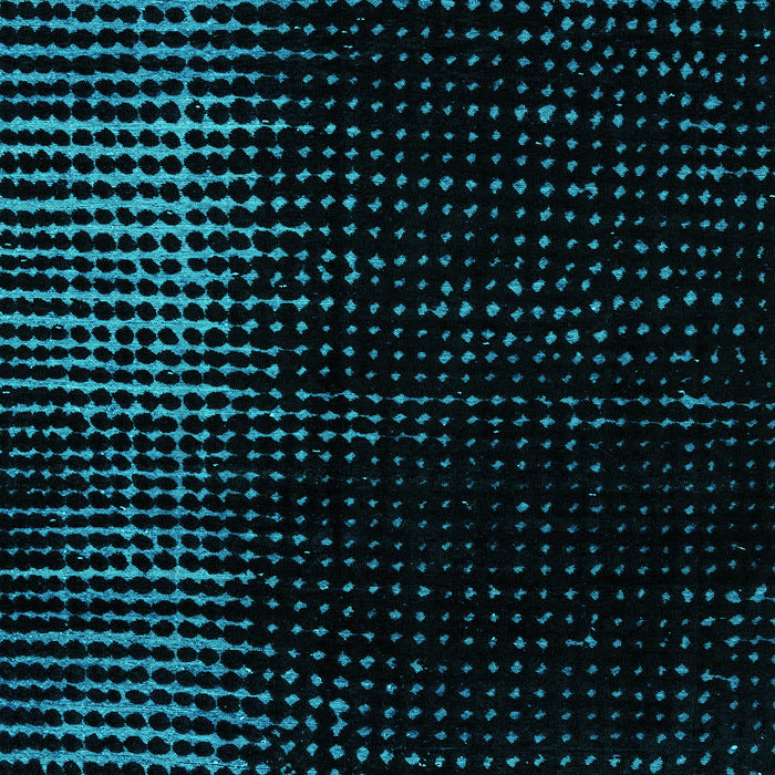 Abstract Turquoise Modern Rug, abs4406turq