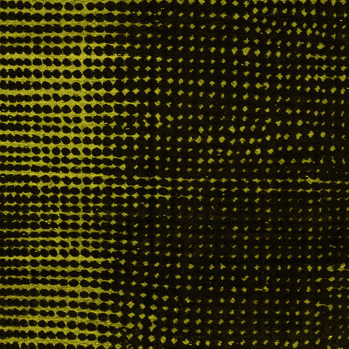 Abstract Yellow Modern Rug, abs4406yw