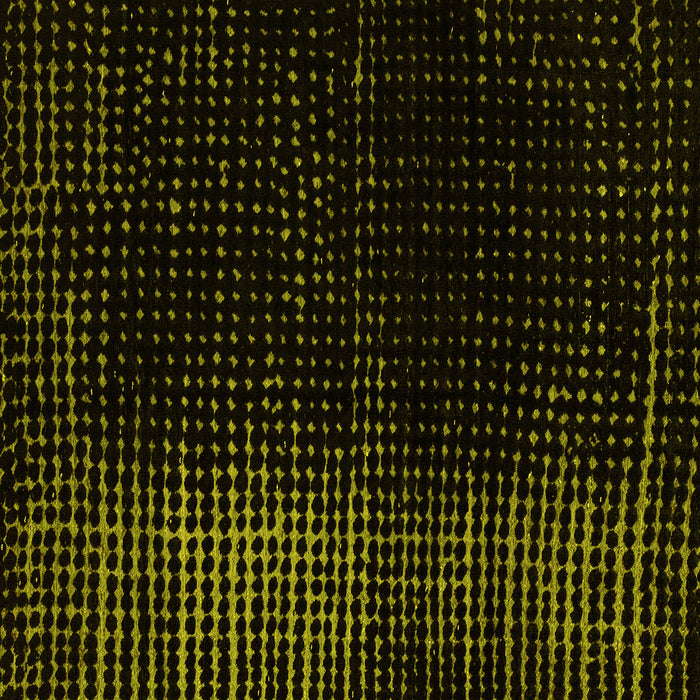 Square Machine Washable Abstract Yellow Modern Rug, wshabs4406yw