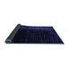 Sideview of Abstract Blue Modern Rug, abs4406blu