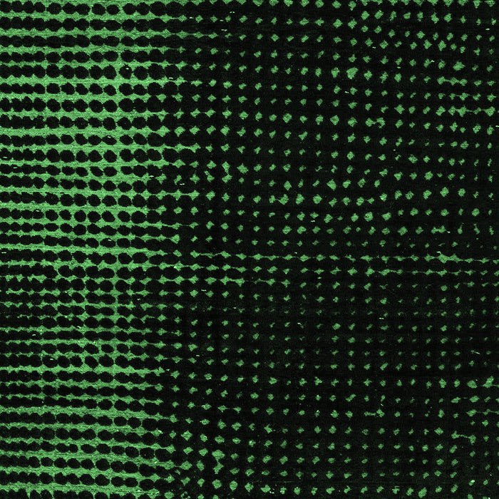 Abstract Emerald Green Modern Rug, abs4406emgrn