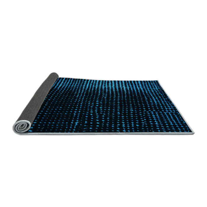 Sideview of Abstract Light Blue Modern Rug, abs4406lblu