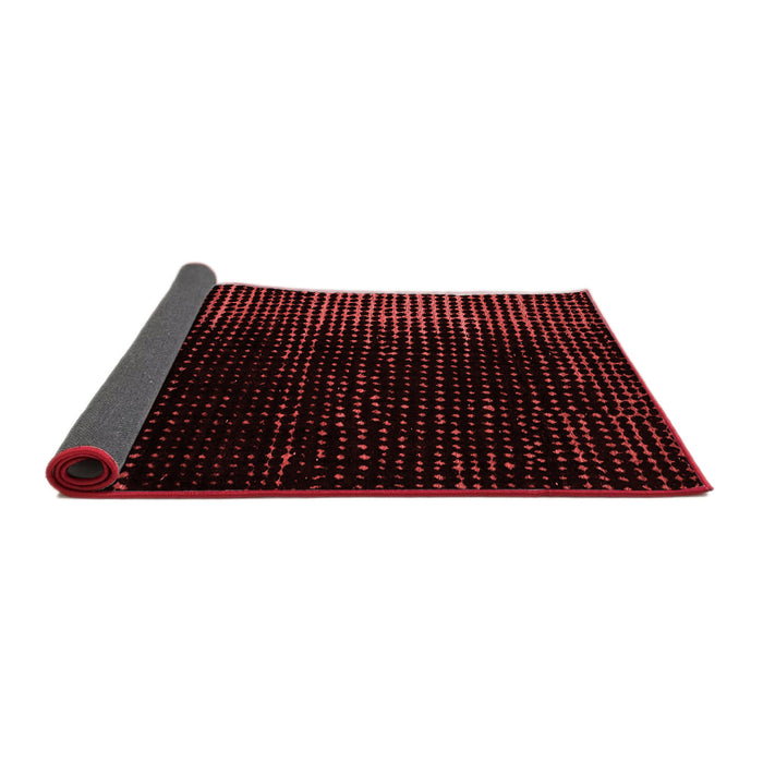 Abstract Red Modern Area Rugs
