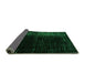 Sideview of Abstract Green Modern Rug, abs4406grn