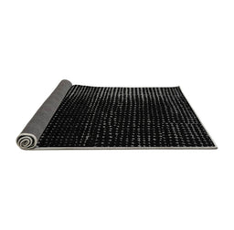 Sideview of Abstract Gray Modern Rug, abs4406gry