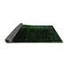 Sideview of Abstract Emerald Green Modern Rug, abs4406emgrn