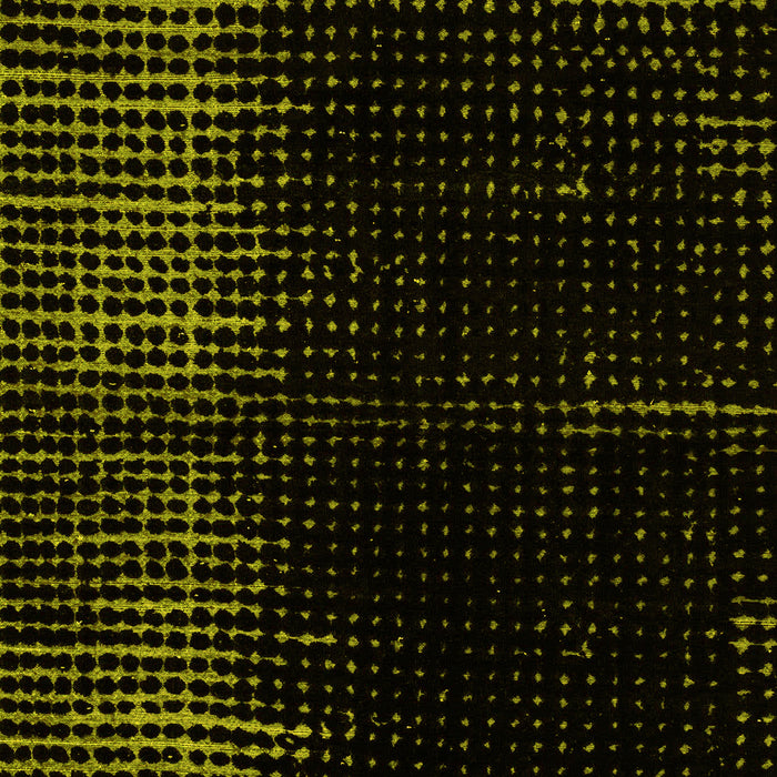 Abstract Yellow Modern Rug, abs4407yw