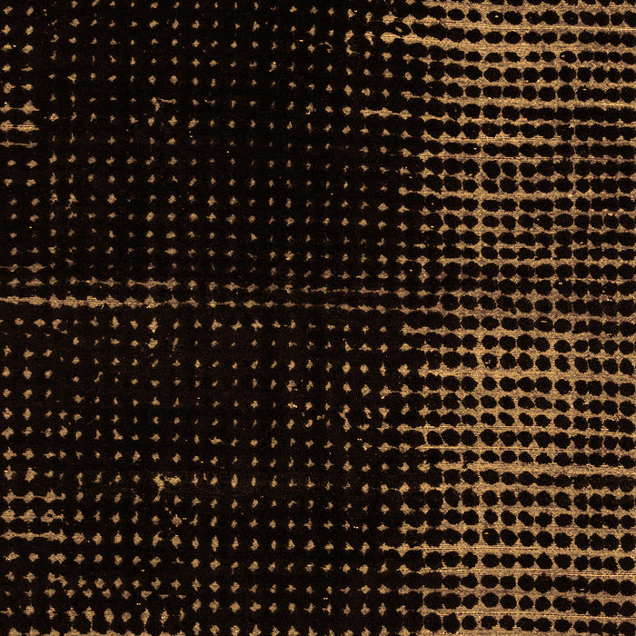 Abstract Orange Modern Rug, abs4407org