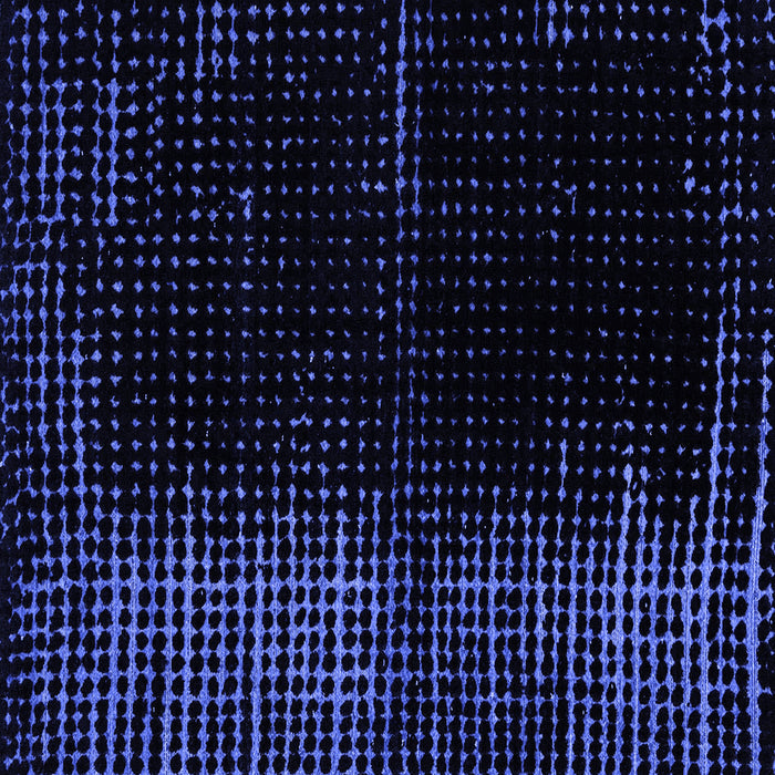 Square Machine Washable Abstract Blue Modern Rug, wshabs4407blu