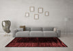 Modern Red Washable Rugs