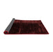 Abstract Red Modern Area Rugs