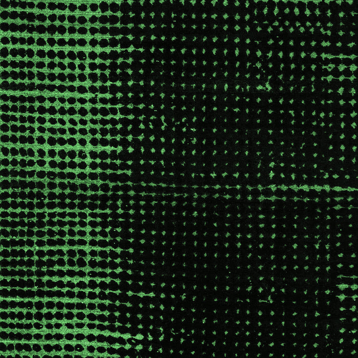 Abstract Emerald Green Modern Rug, abs4407emgrn