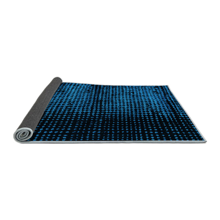 Sideview of Abstract Light Blue Modern Rug, abs4408lblu