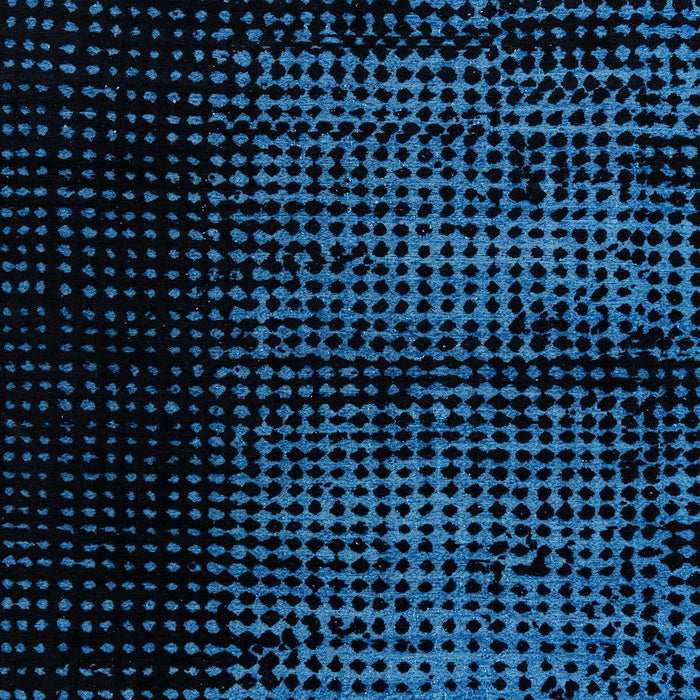 Machine Washable Abstract Blue Rug, wshabs4408