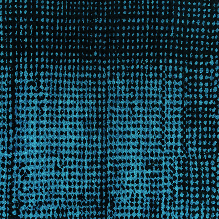 Square Abstract Turquoise Modern Rug, abs4408turq