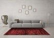 Modern Red Washable Rugs