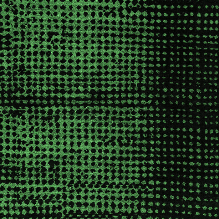 Machine Washable Abstract Emerald Green Modern Area Rugs, wshabs4408emgrn