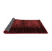 Abstract Red Modern Area Rugs