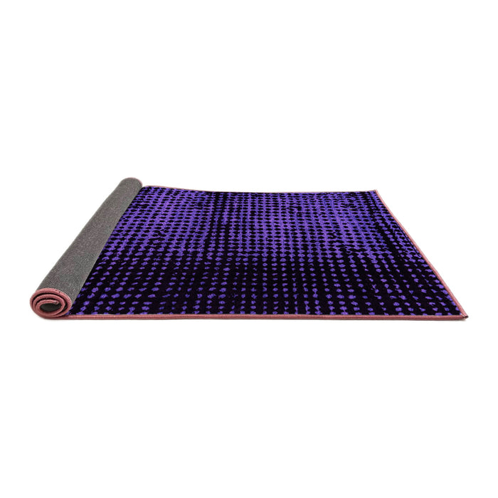Sideview of Abstract Pink Modern Rug, abs4408pnk