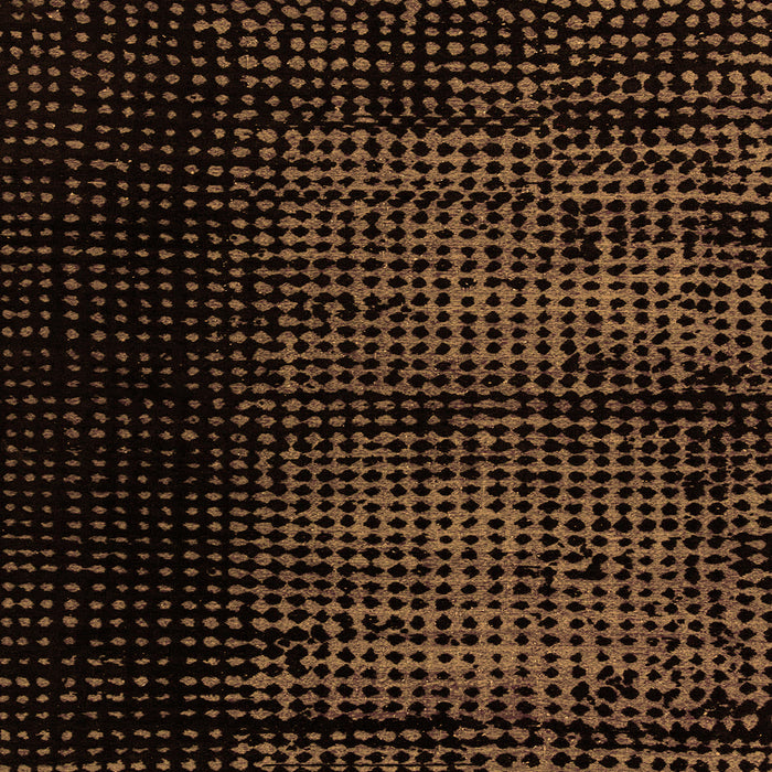 Square Machine Washable Abstract Orange Modern Area Rugs, wshabs4408org