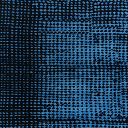 Square Machine Washable Abstract Blue Rug, wshabs4408