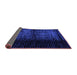 Sideview of Abstract Purple Modern Rug, abs4408pur