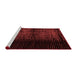 Modern Red Washable Rugs