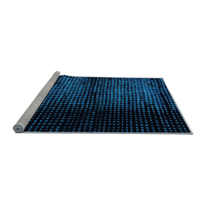Sideview of Machine Washable Abstract Light Blue Modern Rug, wshabs4408lblu