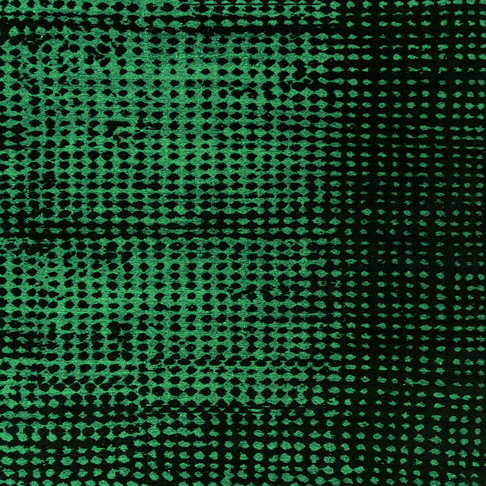 Square Machine Washable Abstract Green Modern Area Rugs, wshabs4408grn