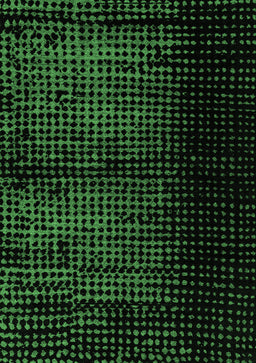 Abstract Emerald Green Modern Rug, abs4408emgrn