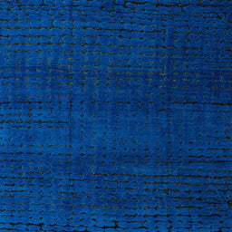 Square Abstract Blue Orchid Blue Oriental Rug, abs4409