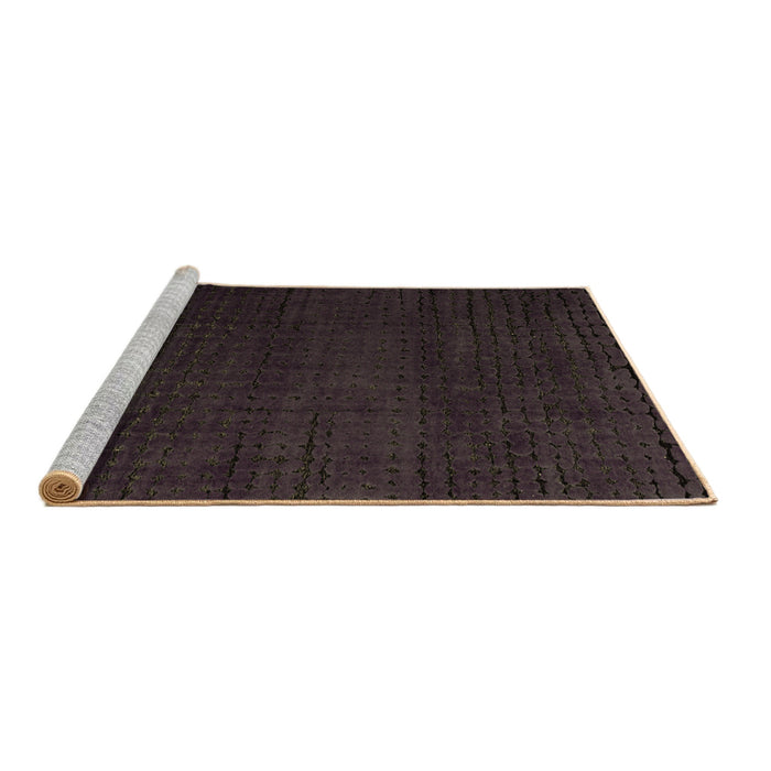 Sideview of Machine Washable Oriental Brown Modern Rug, wshabs4409brn