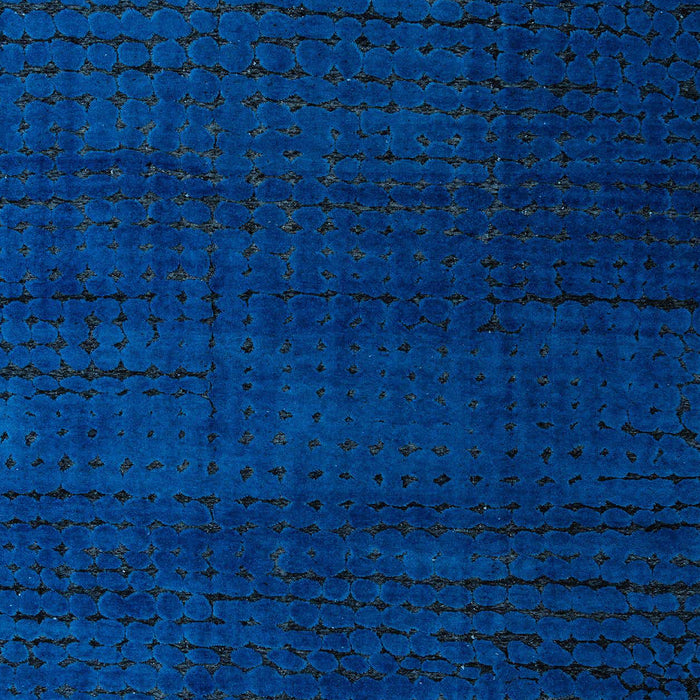 Abstract Blue Orchid Blue Oriental Rug, abs4409