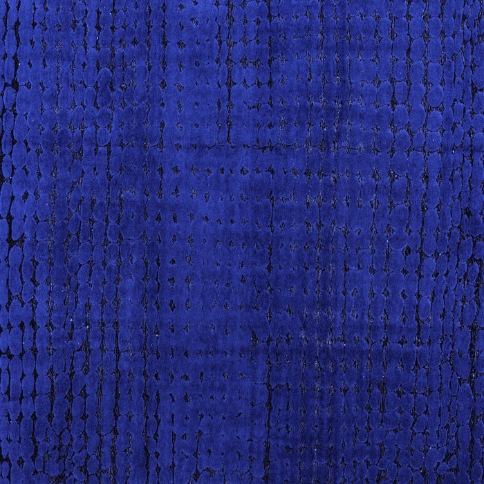 Square Machine Washable Oriental Blue Modern Rug, wshabs4409blu